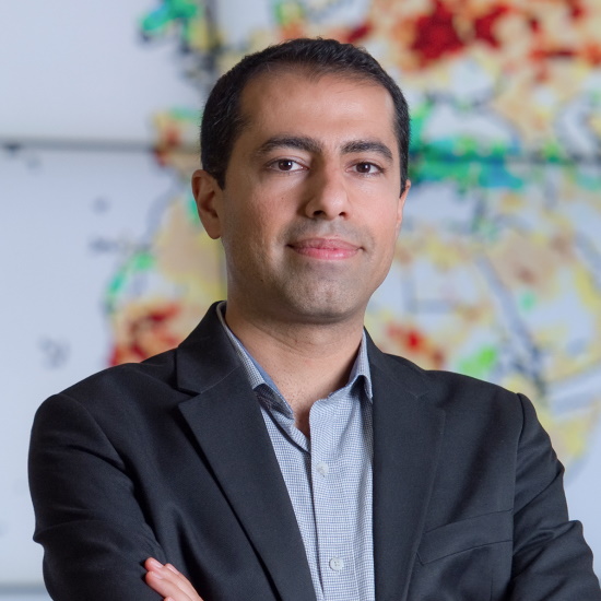 Assistant professor of Civil & Environmental Engineering Amir AghaKouchak 
 Steve Zylius/UC Irvine Communications